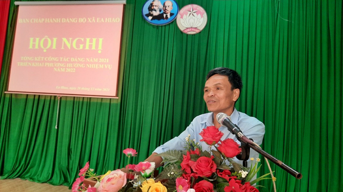 Dang uy xa ea hiao tong ket cong tac nam 2021 2